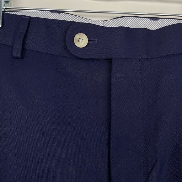 Peter Millar Durham High Drape Golf Pants Mens 34x32 (36x31) Navy Crown Sport - Picture 5 of 10